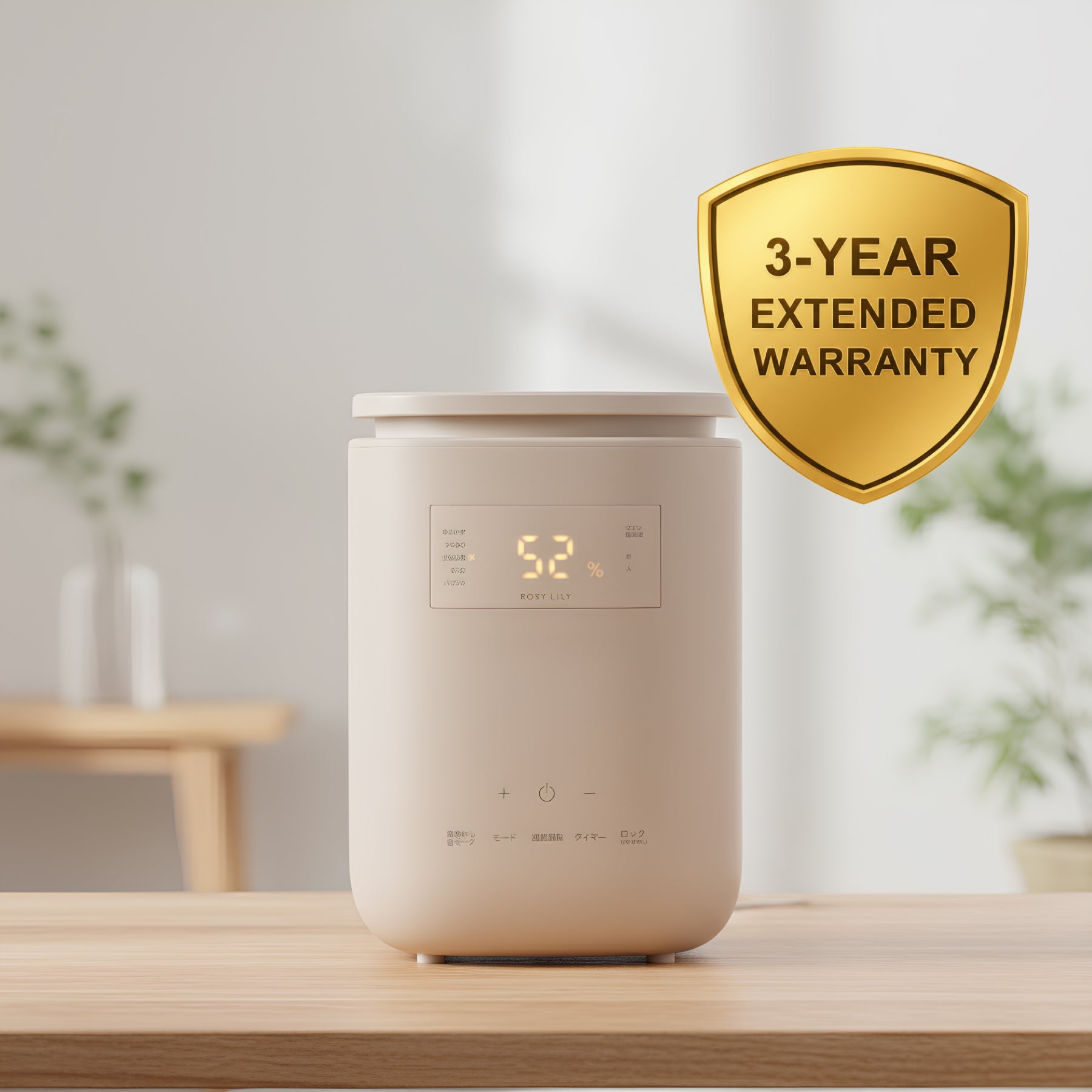 ROSY LILY スチーム加湿器 3L EH30PI 延長保証セット – ROSY LILY - HOME