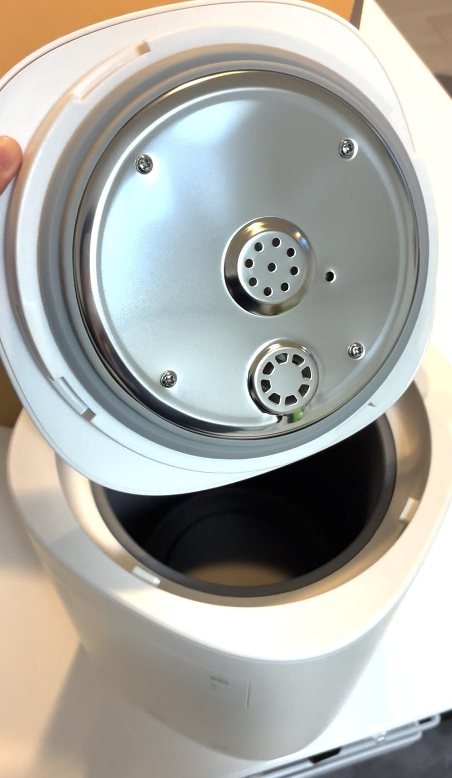 お客様が投稿したスチーム加湿器の写真